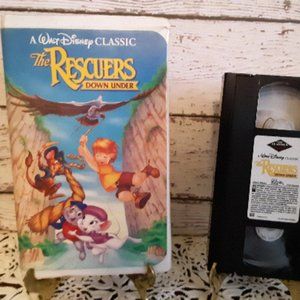 Walt Disney - The Rescuers Down Under - Black Diamond Collection - VHS Tape